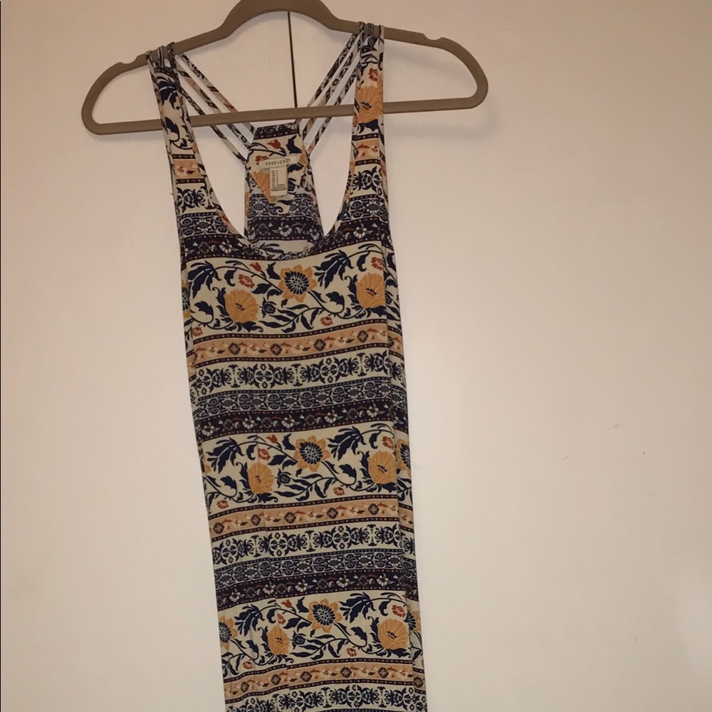 Sunflower printed Maxi with slit